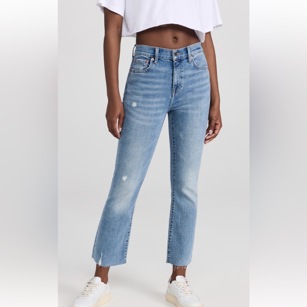 pistola Light Blue Straight Leg Jeans